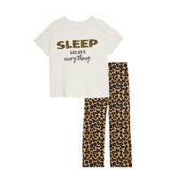 Brown Leopard Print Pyjama