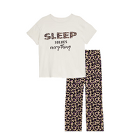 Purple Leopard Print Pyjama