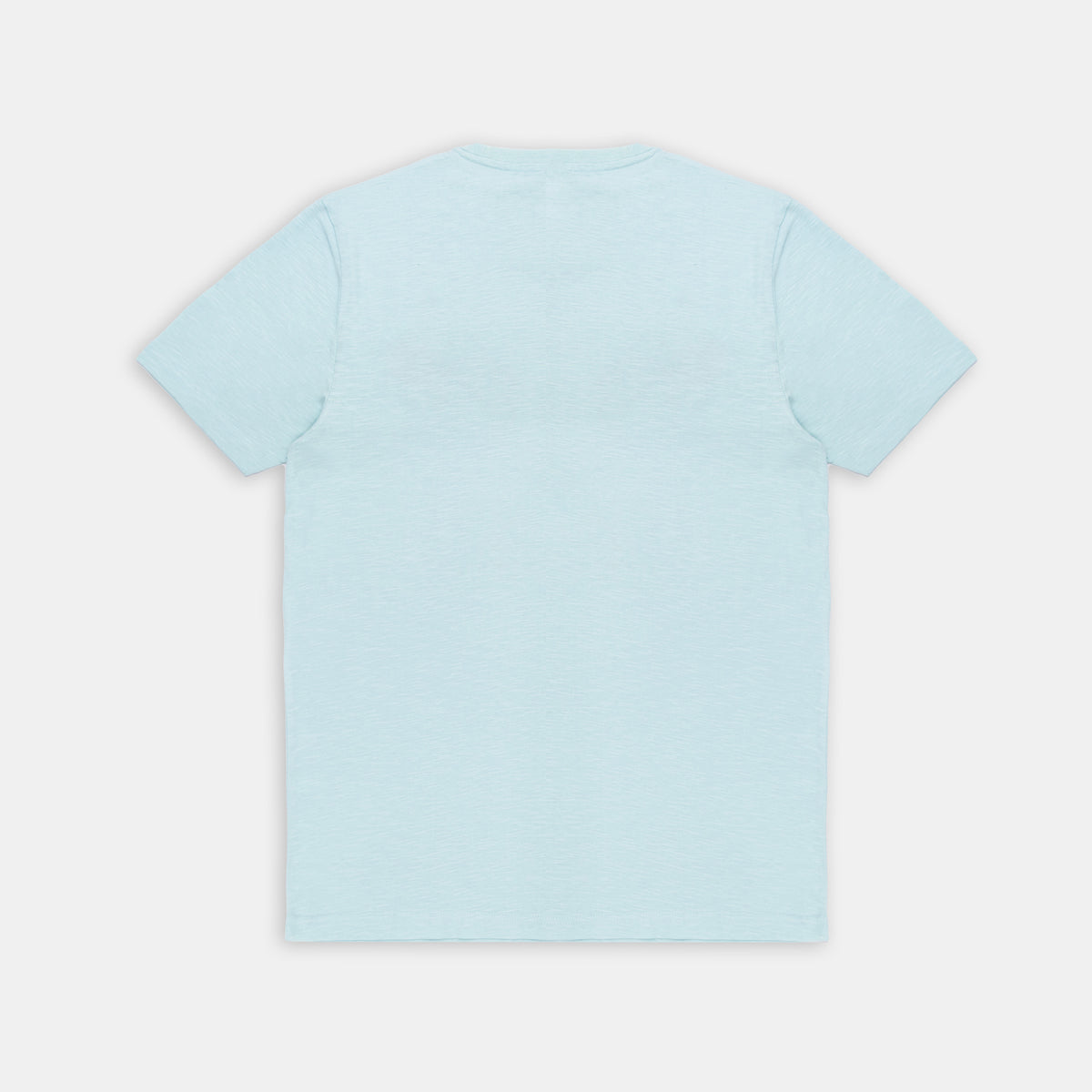 Printed Sky Blue T-Shirt