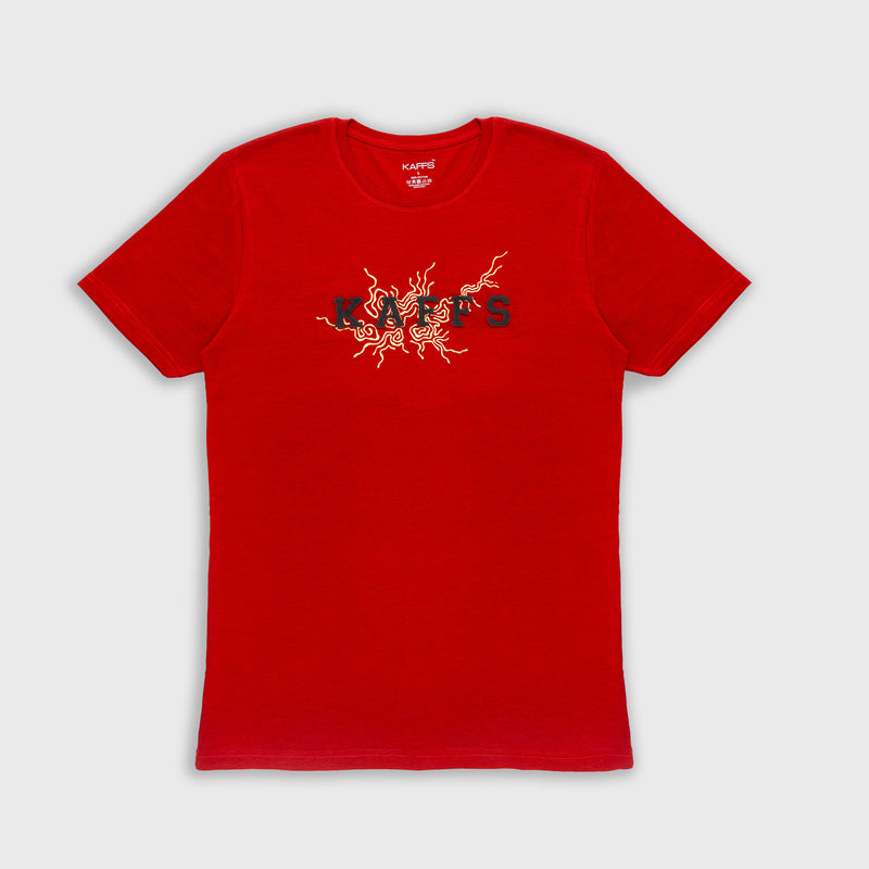 Printed Red T-Shirt