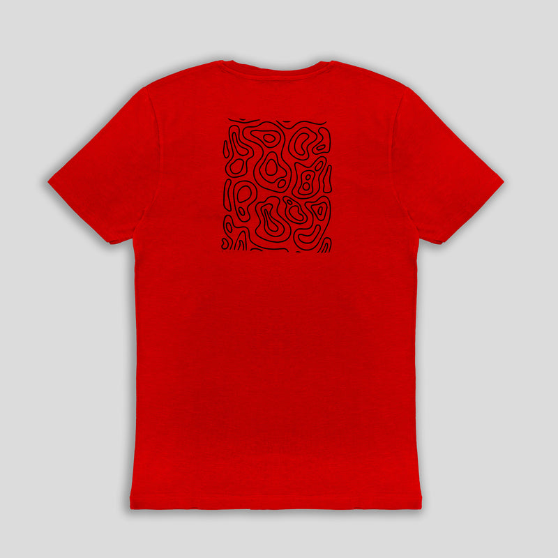 Printed Red T-Shirt