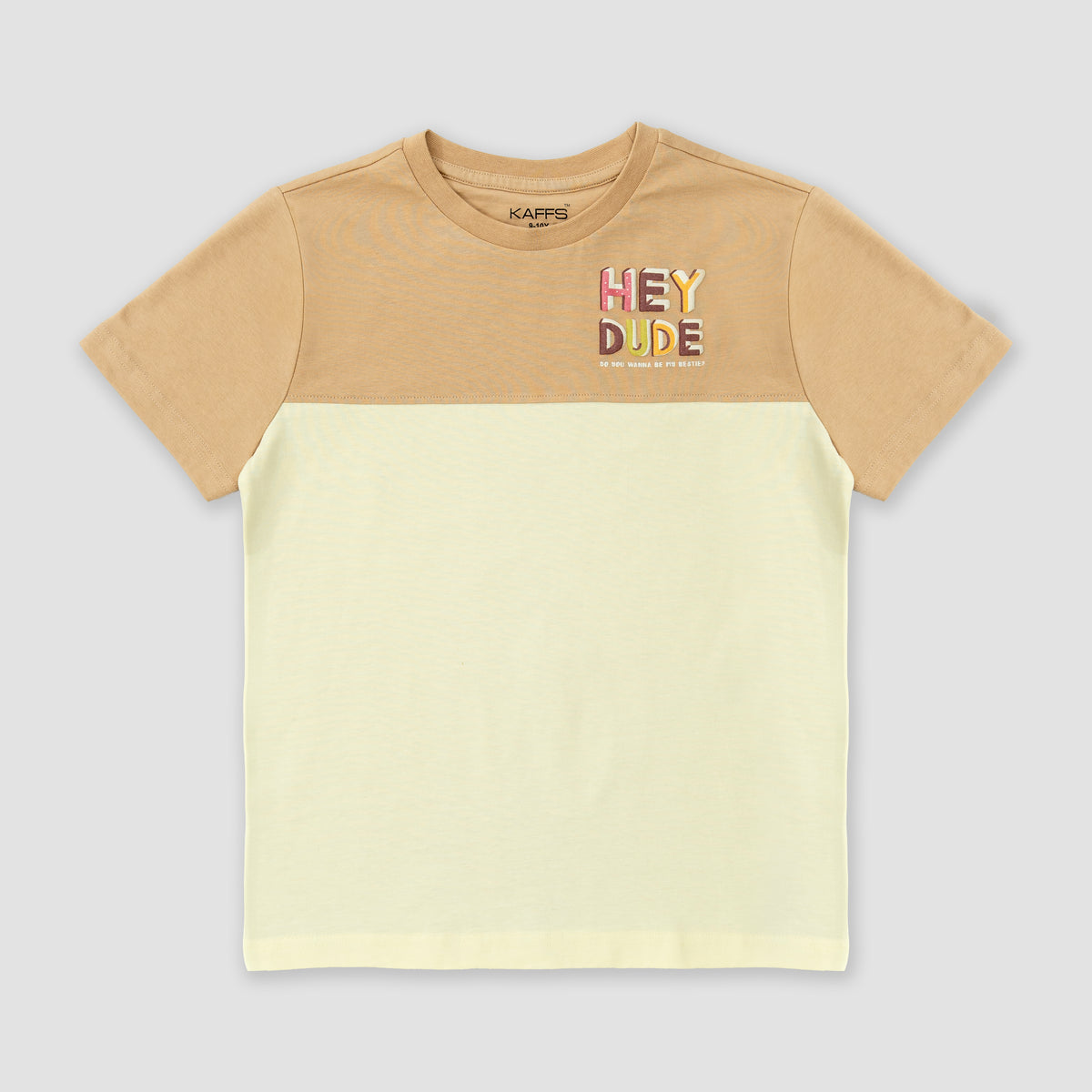 Boys T-Shirt Double Cream