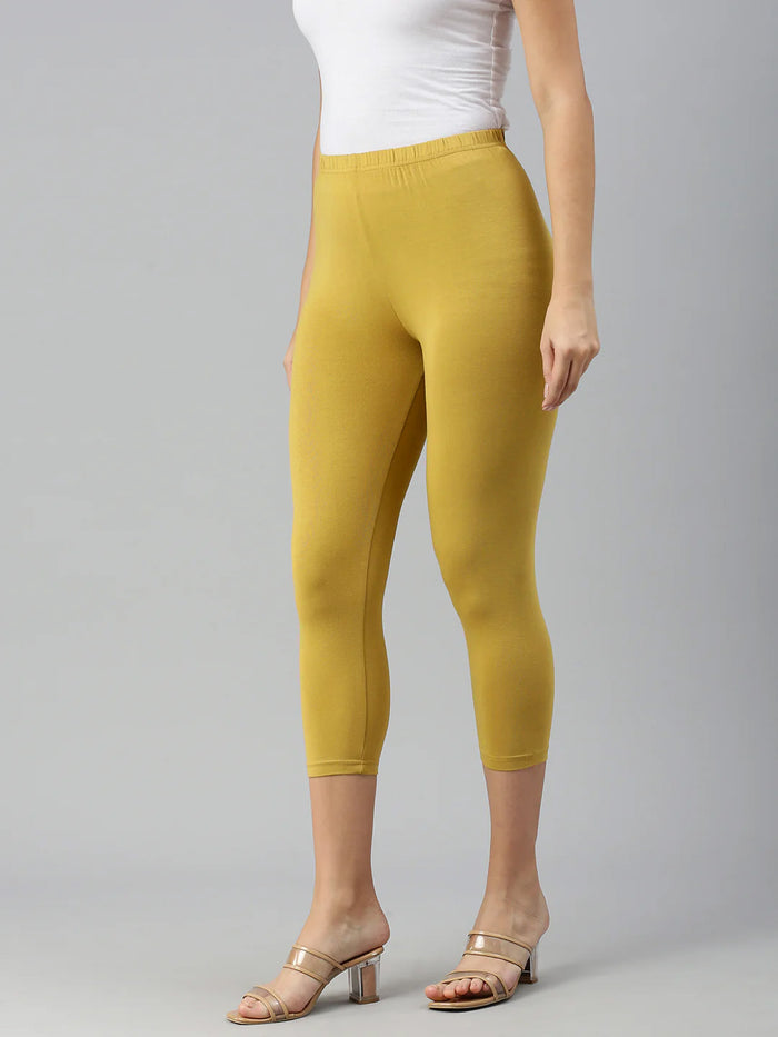 Amber Yellow Capri