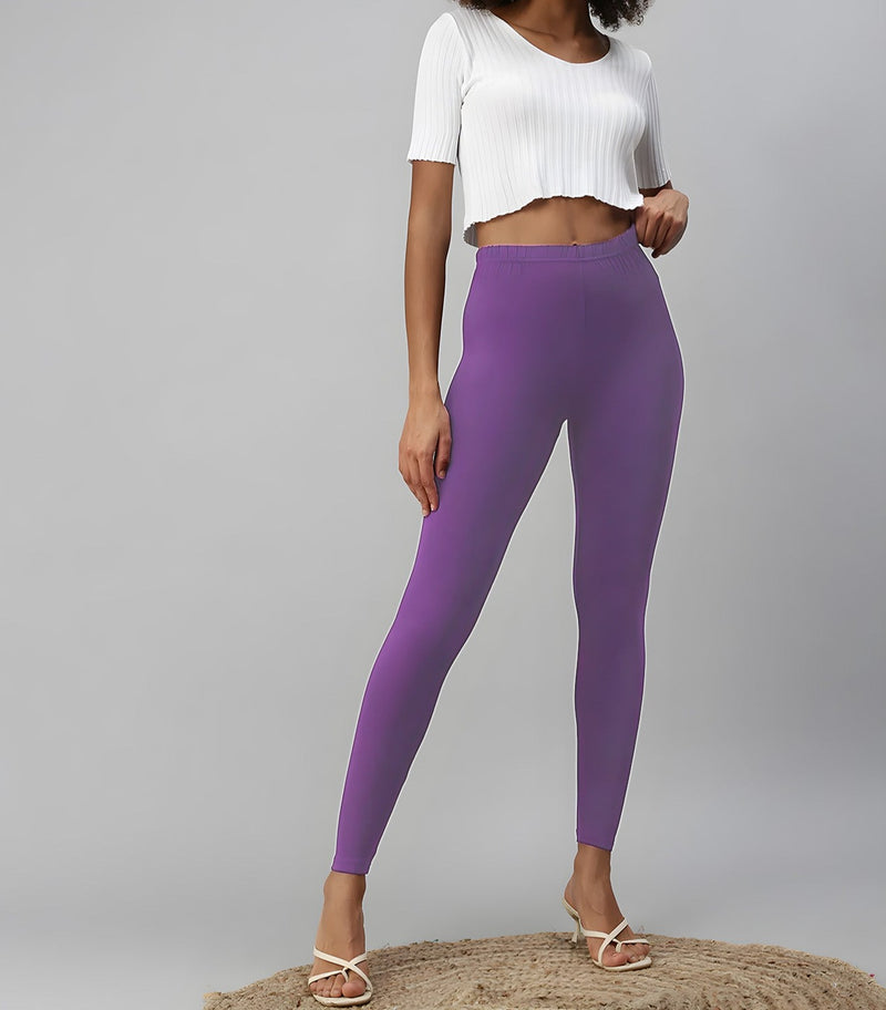 lavender ankle length leggings