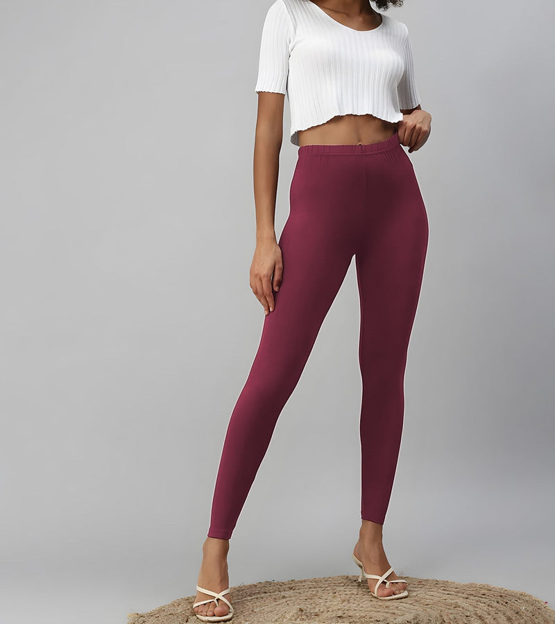 Ankle Leggings Purple