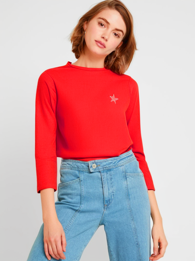 Red Crop Top