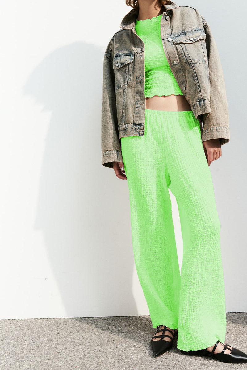 Neon Straight Pants