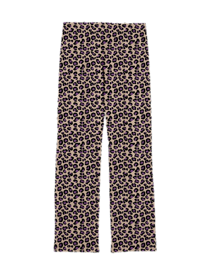 Purple Leopard Print Pyjama